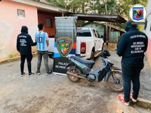 Eldorado: detuvieron a un sospechoso y recuperaron una moto robada en pocas horas