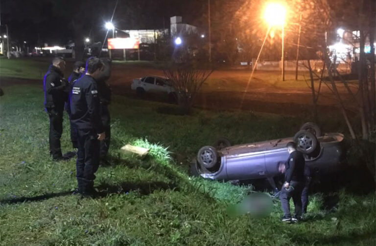 Cuatro accidentes viales en una noche dejaron tres heridos en distintos puntos de Misiones