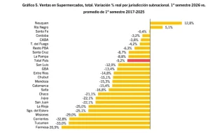 Las ventas en supermercados de Misiones cayeron 29% respecto al promedio histórico, entre las peores…