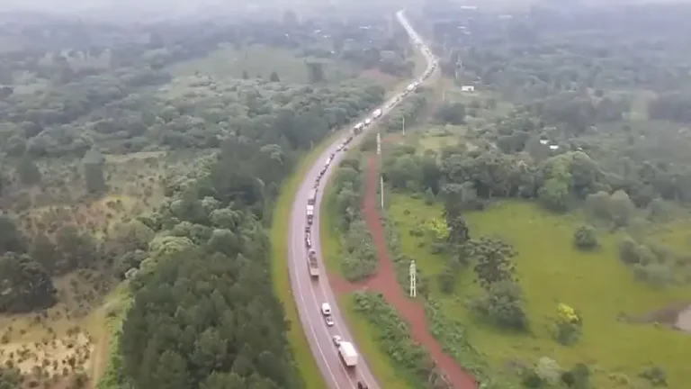 Milei estuvo en Misiones, ignoró la protesta yerbatera y Sturzenegger descartó revisar la desregulación