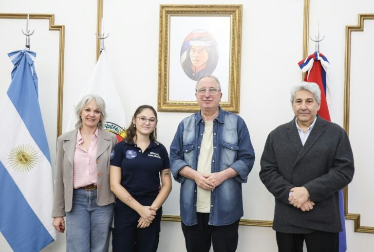 La joven misionera que llegó a la NASA recibió el reconocimiento de Passalacqua