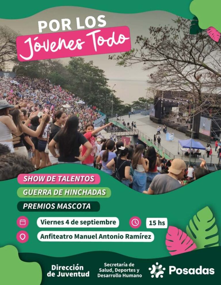 Festival ‘Por los jóvenes todo’ llega este viernes al Anfiteatro Ramírez de Posadas