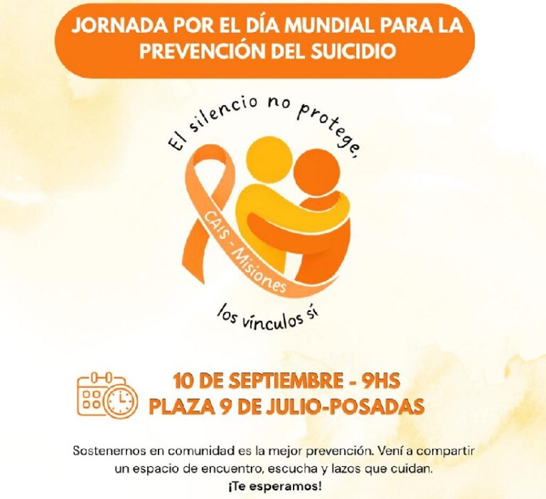 Prevención del suicidio: Misiones registró más de 2.700 intervenciones en el último año
